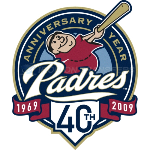 San Diego Padres Iron-on Stickers (Heat Transfers)NO.1857